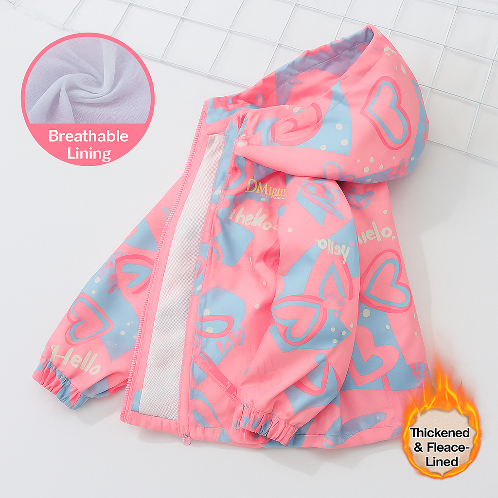 Girls' Stylish Trench Coat Spring/Fall 2025