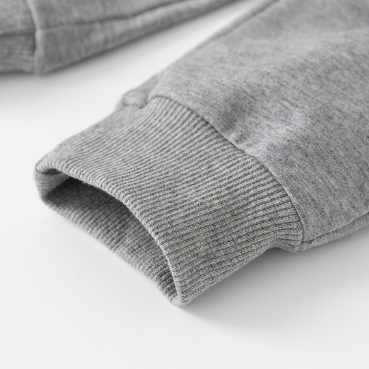 Wellkids Boys' Elastic Mid-Rise Cotton Sweatpants - Soft & Comfy Joggers